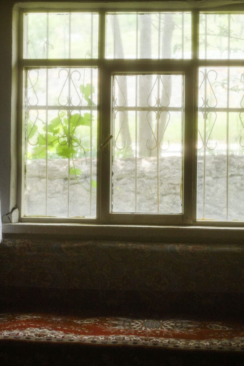 Light through a window onto a quiet room